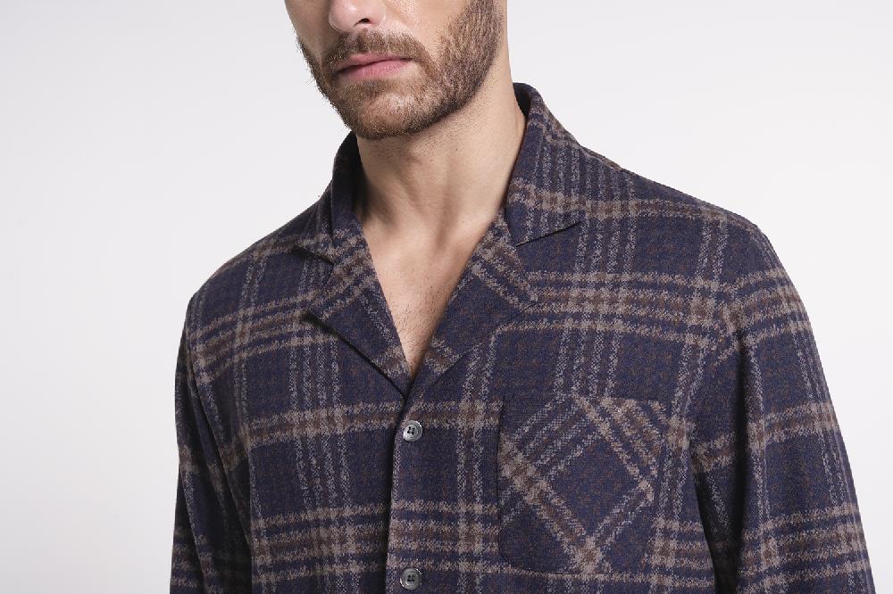 Verdiani Pigiama Punto Milano Jacquard