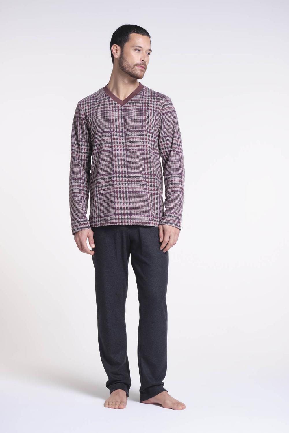 Verdiani Pigiama Punto Milano Jacquard