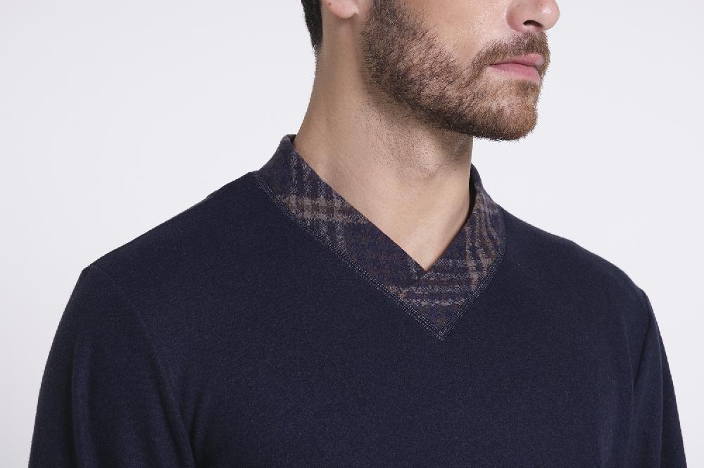 Verdiani Pigiama Punto Milano Jacquard