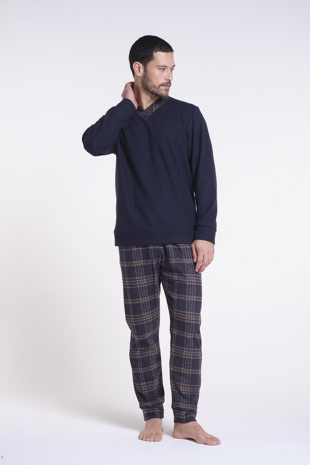 Verdiani Pigiama Punto Milano Jacquard