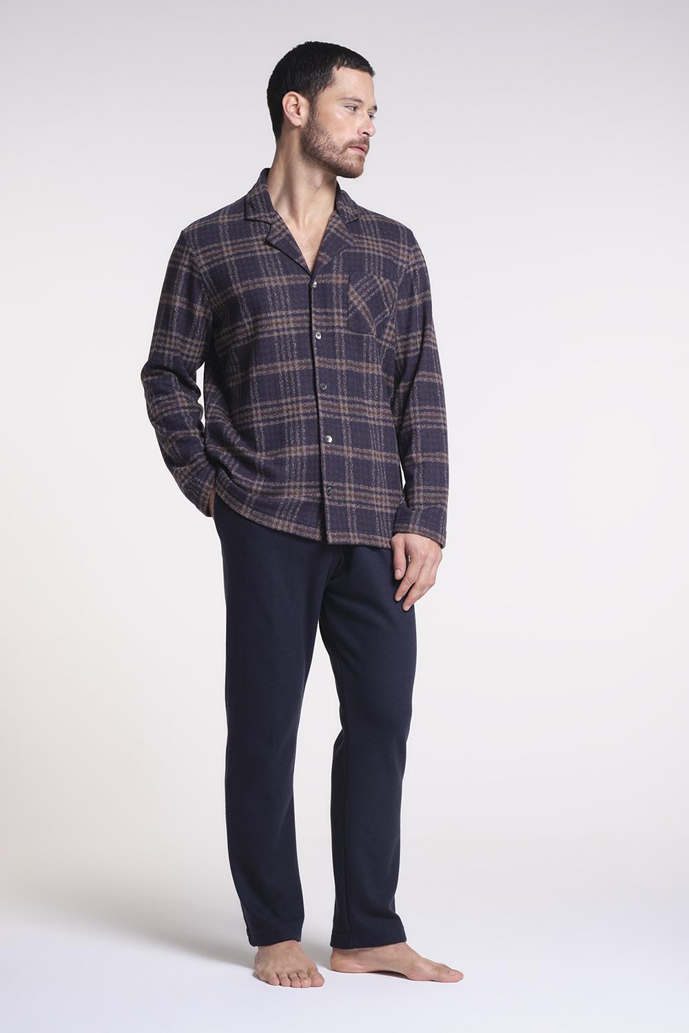 Verdiani Pigiama Punto Milano Jacquard