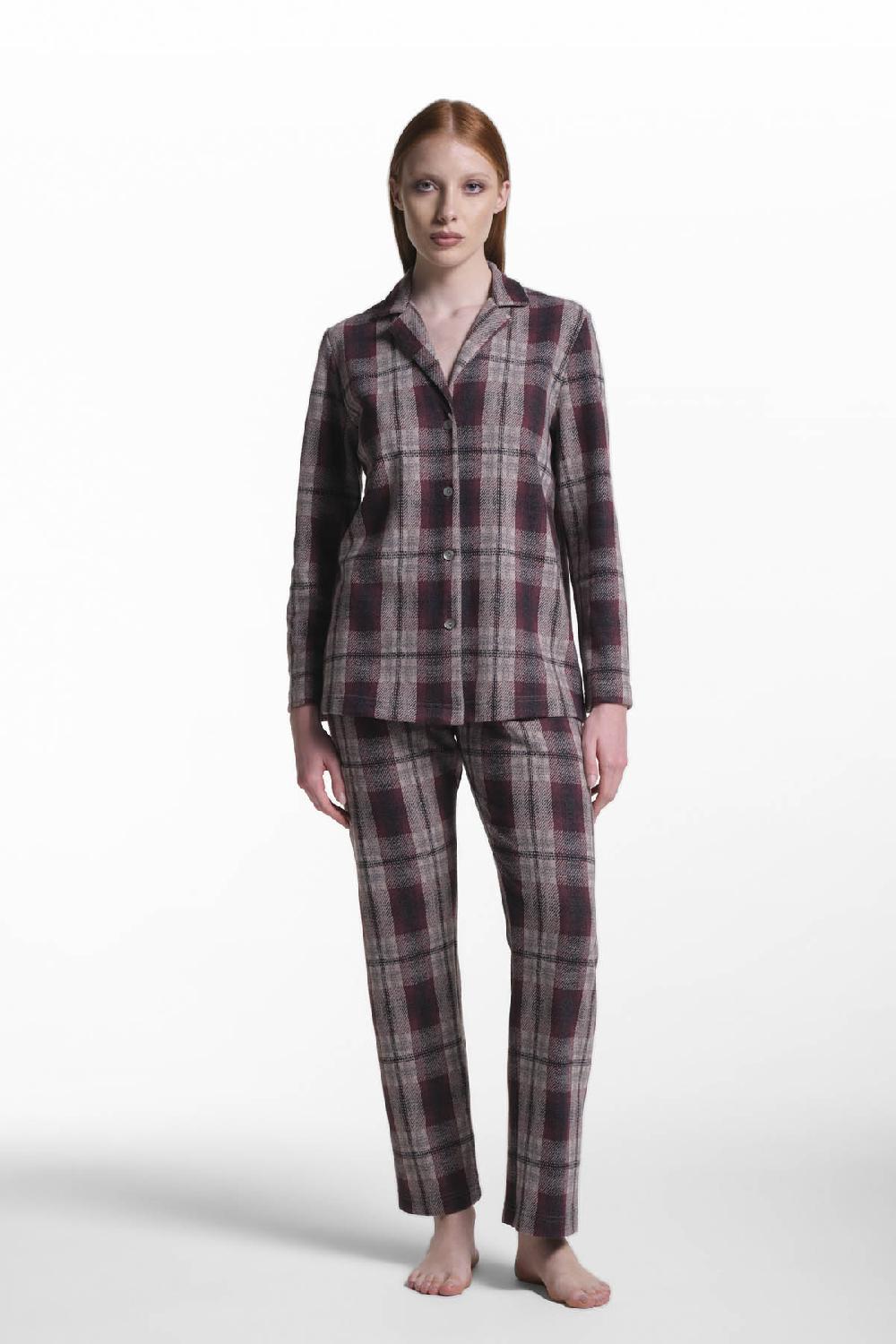 Verdiani Pigiama Punto Milano Tartan