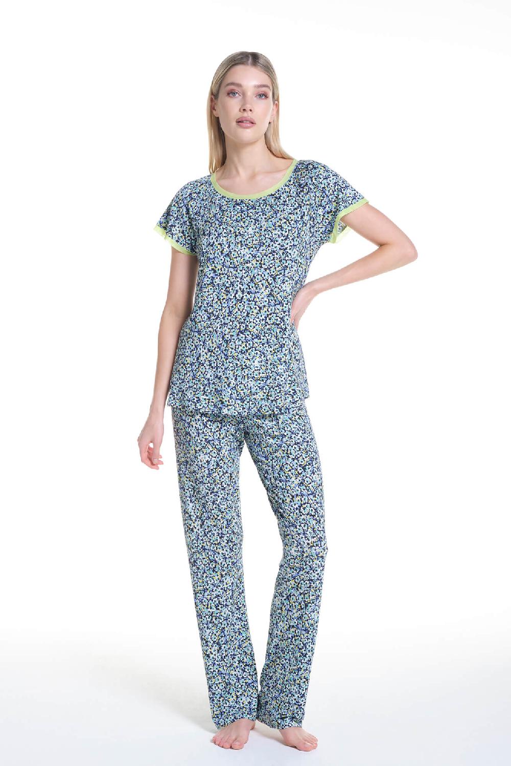 Verdiani Pigiama Viscosa Floreale