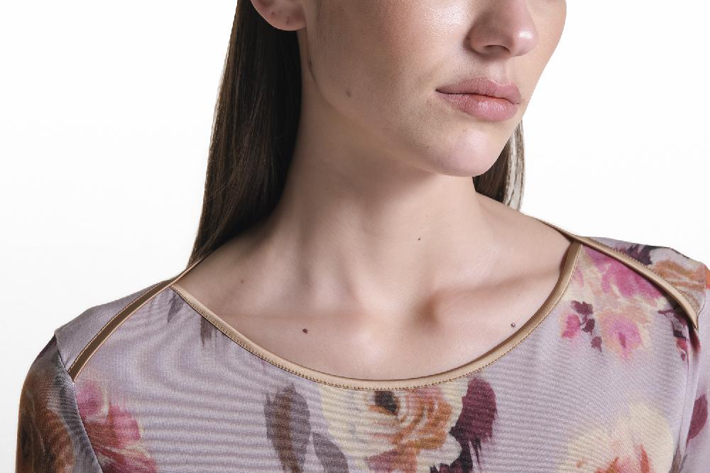 Verdiani Pigiama Viscosa Stampa Fiore