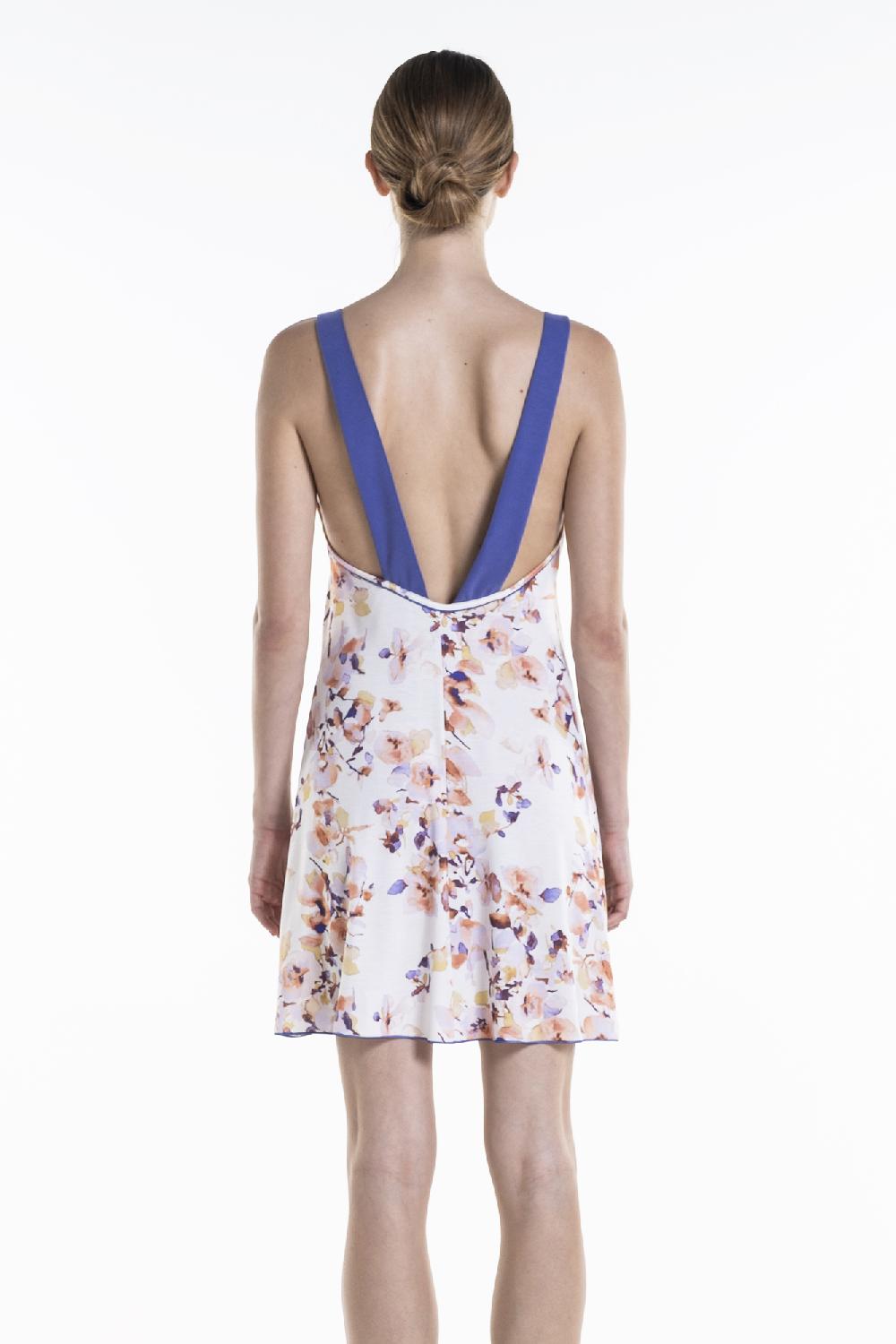 Verdiani Sottoveste Viscosa Stampa Fiore