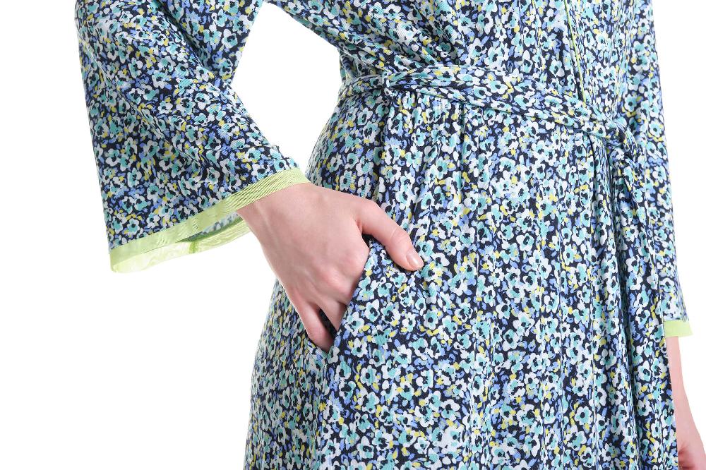 Verdiani Vestaglia Viscosa Floreale