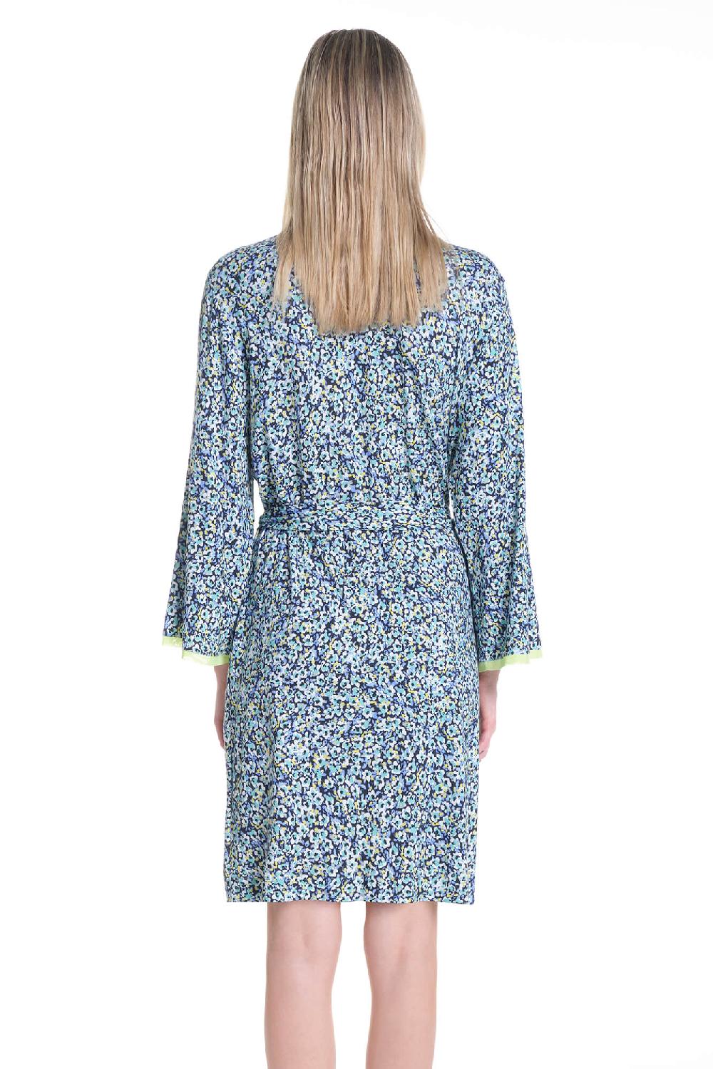 Verdiani Vestaglia Viscosa Floreale