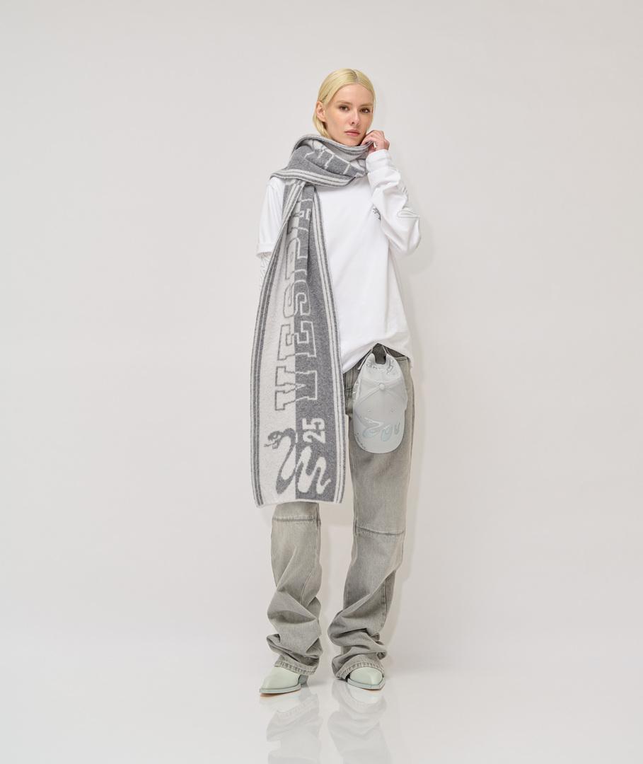 Vespa Snake denim pants