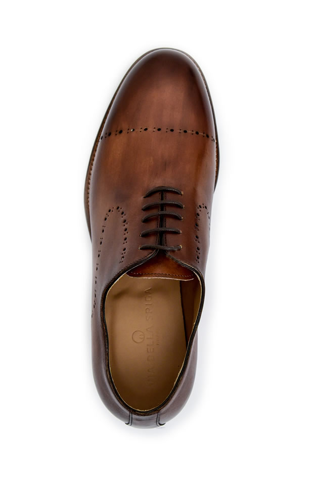 Via Della Spiga PELLE DI VITELLO ALLACCIATE