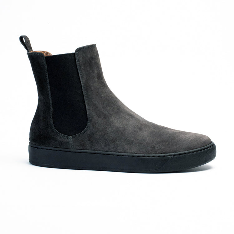 Via Mercanti Arturo Asphalt - Stivaletto Alla Caviglia Chelsea Beatles Per Uomo. – VIAMERCANTI