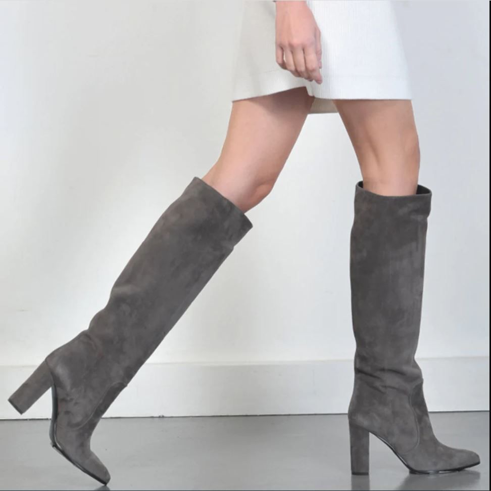 Via Roma 15 Stivale In Camoscio Cocco 4134 - Via Roma 15