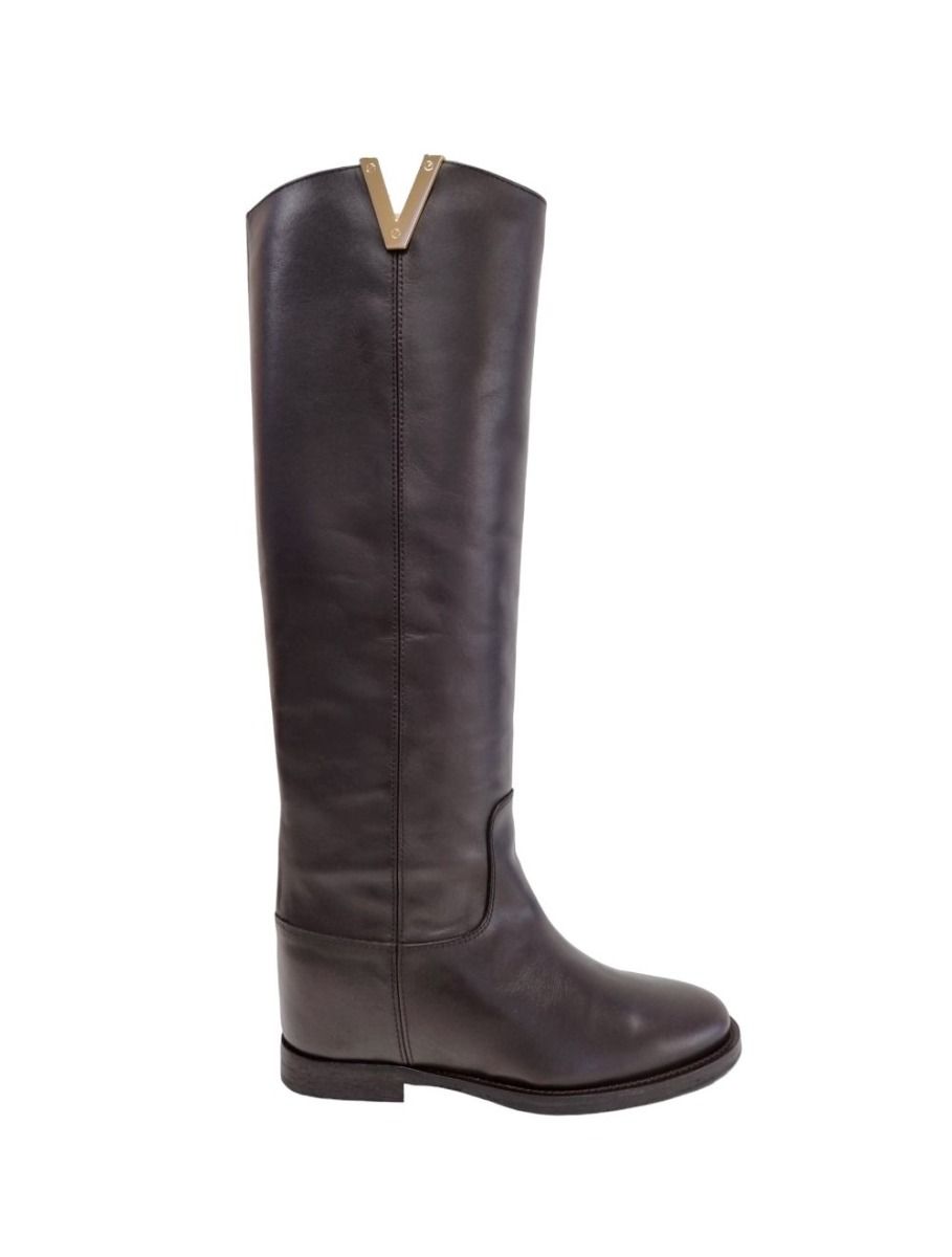 Via Roma 15 Stivale V oro pelle tdm 2568 - Via Roma 15