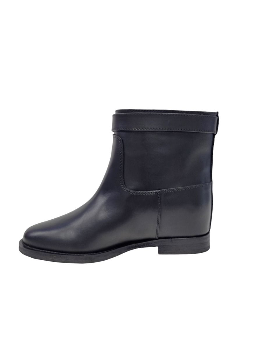 Via Roma 15 Tronchetto Lucchetto Vr 4015 Pelle Nera - Via Roma 15