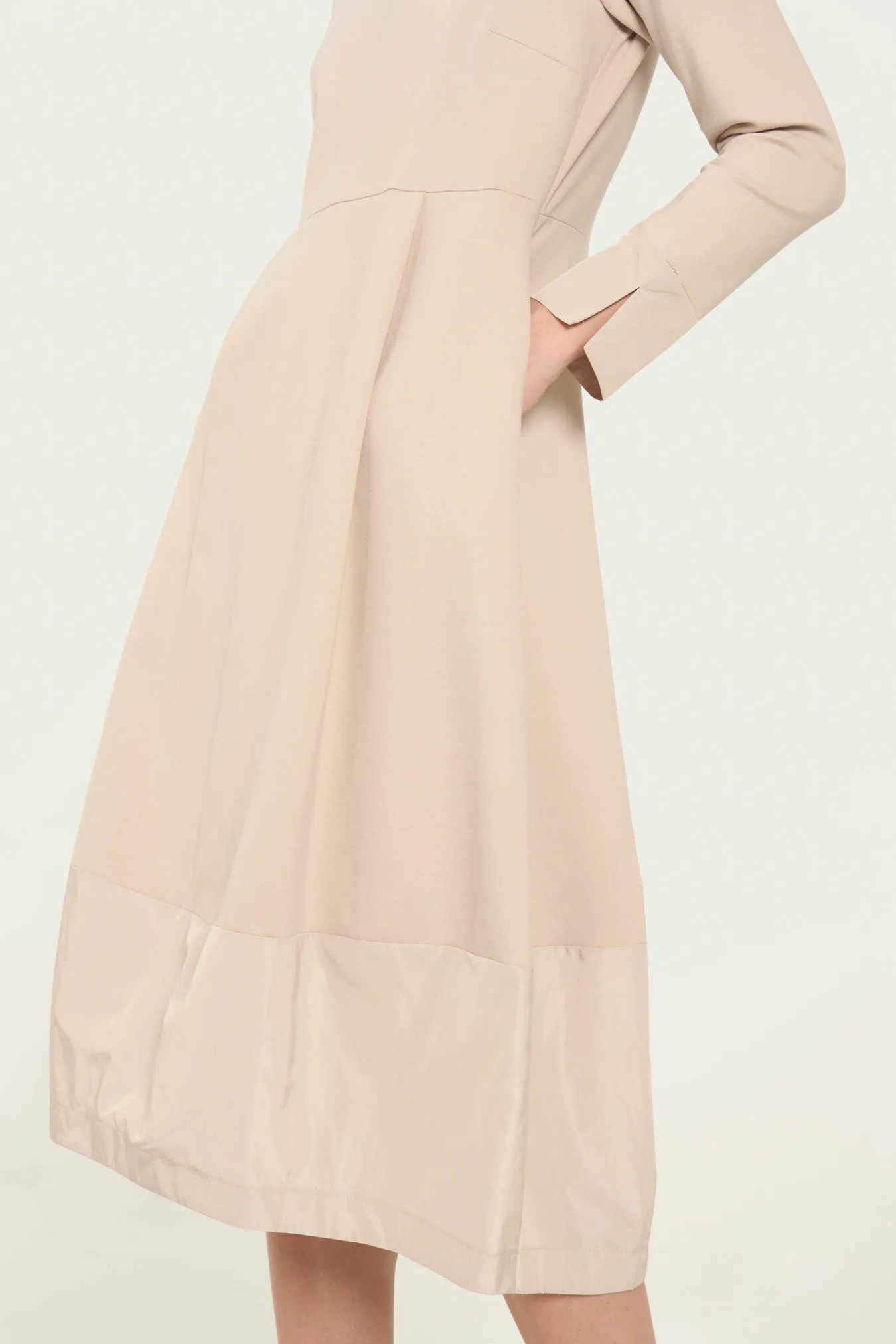 Vicario Cinque Abito Lungo Con Gonna A Palloncino Amelia