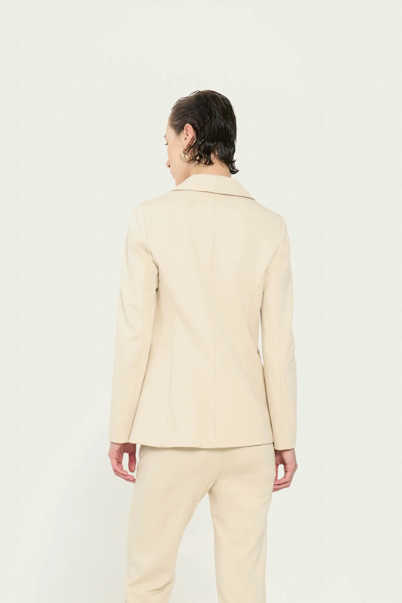 Vicario Cinque Blazer Monopetto In Punto Milano Raela