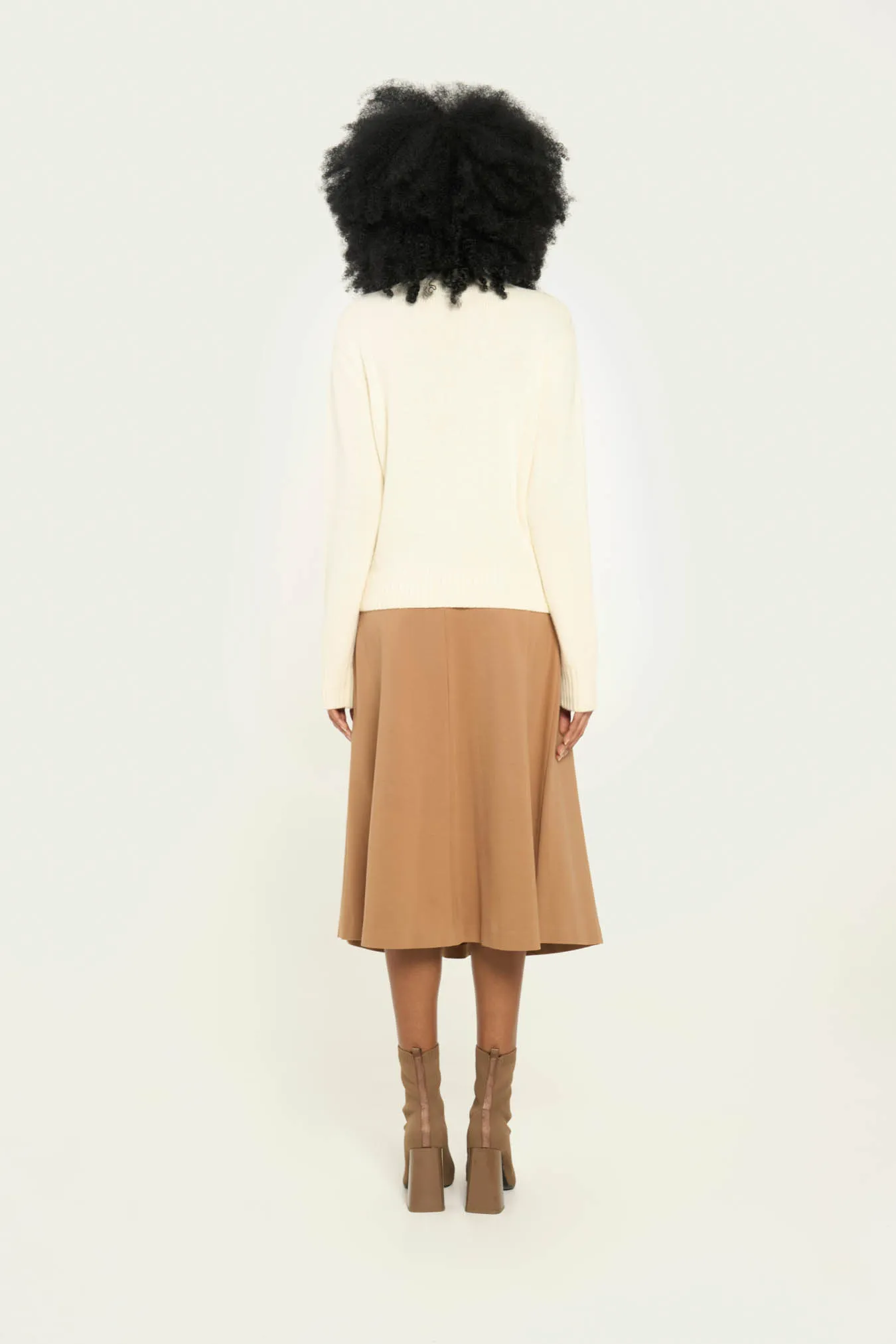 Vicario Cinque Maglia Morbida In Lana Cachemire Monica