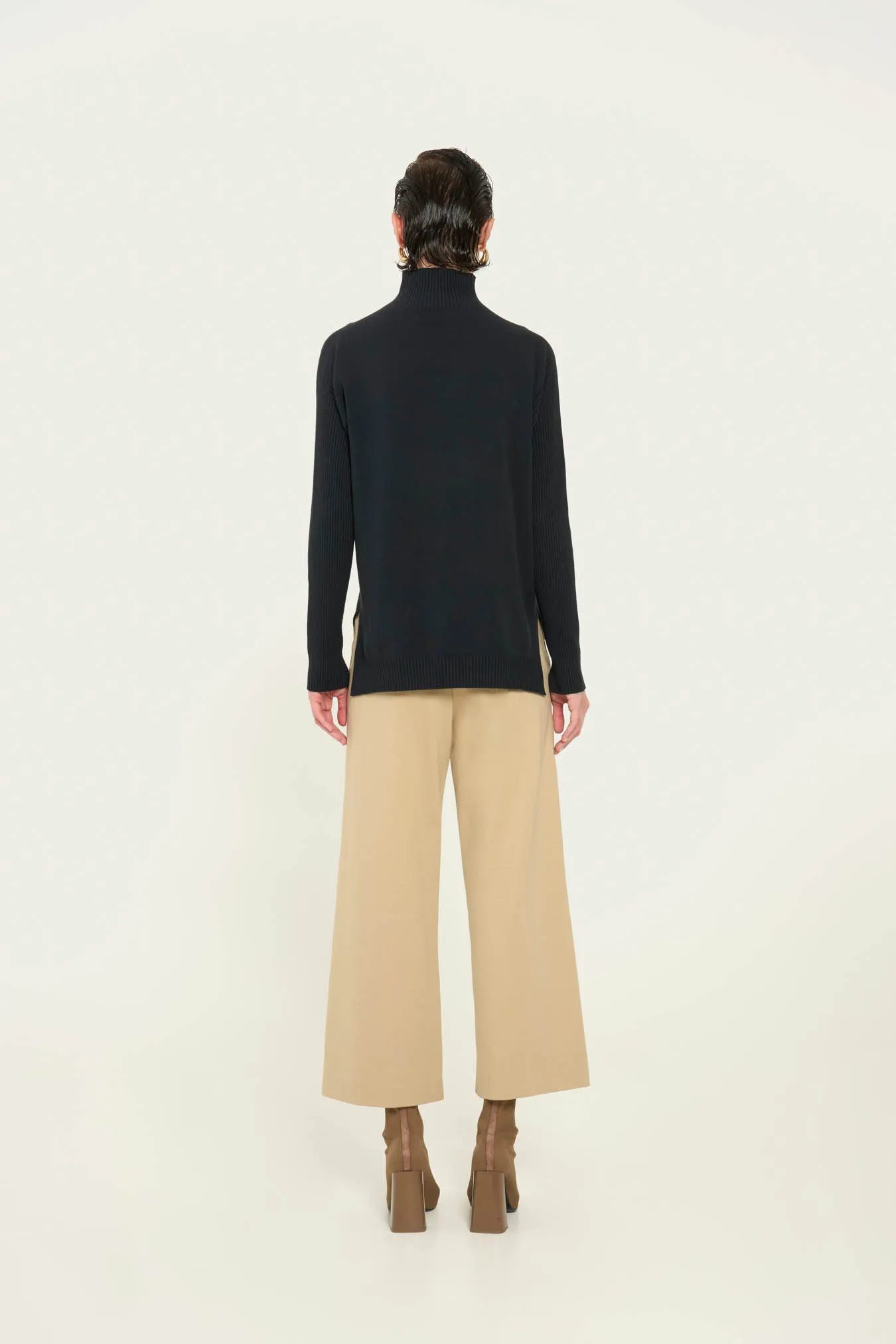 Vicario Cinque Maglia Over Collo Cratere In Viscosa Marta