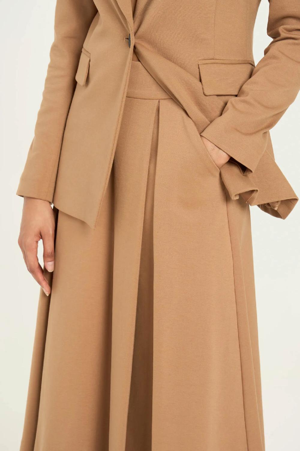 Vicario Cinque Gonna Midi In Punto-milano Gala