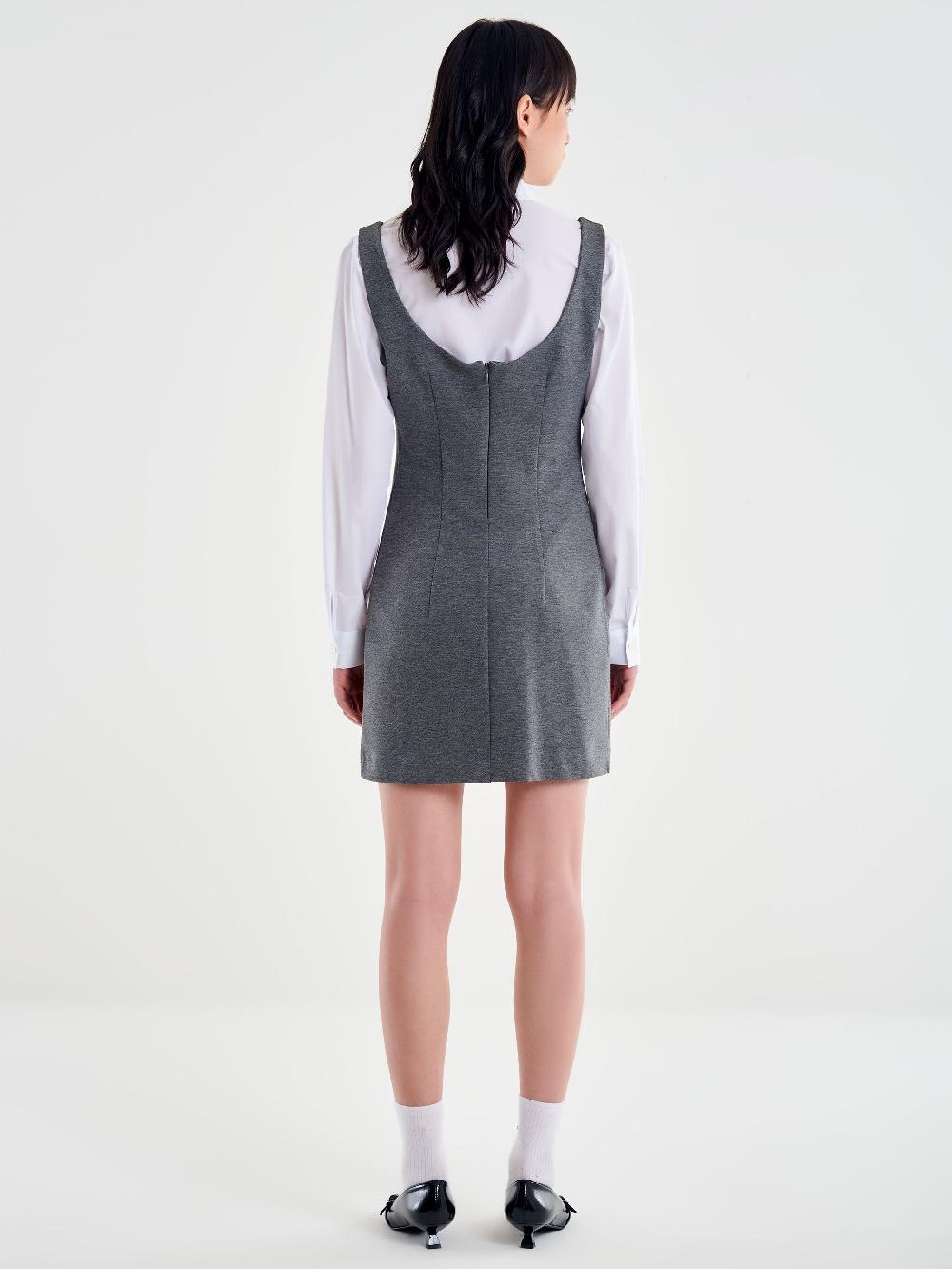 Vicolo Abito Mini Tubino Grigio