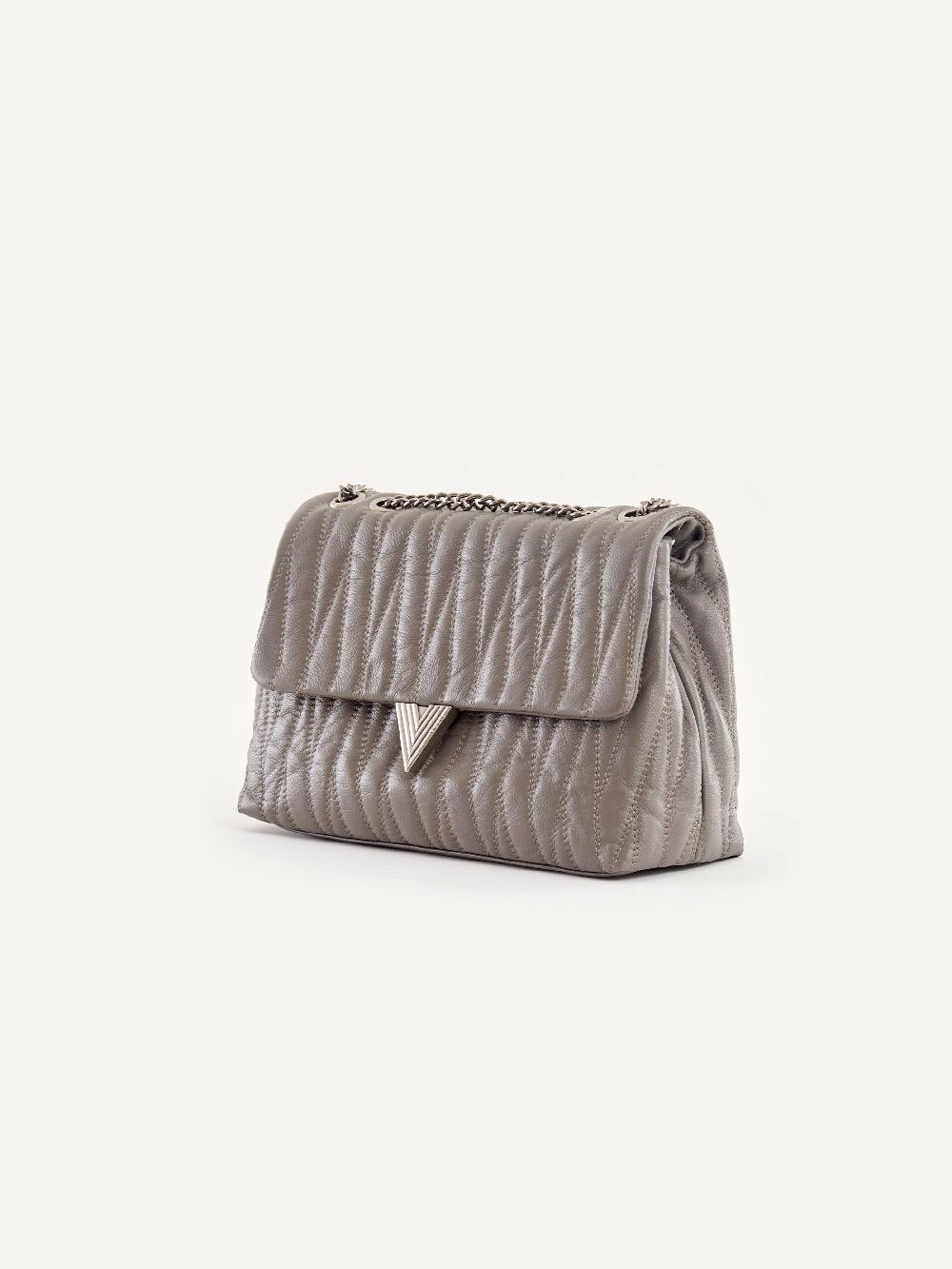 Vicolo Borsa Belleville Grigio
