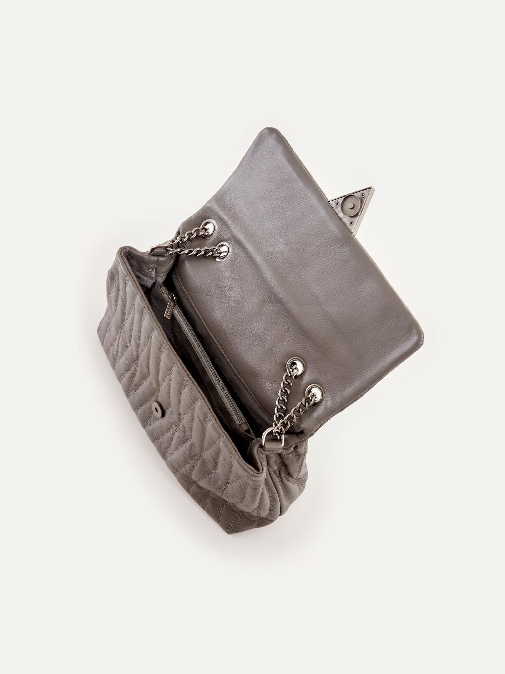 Vicolo Borsa Belleville Grigio