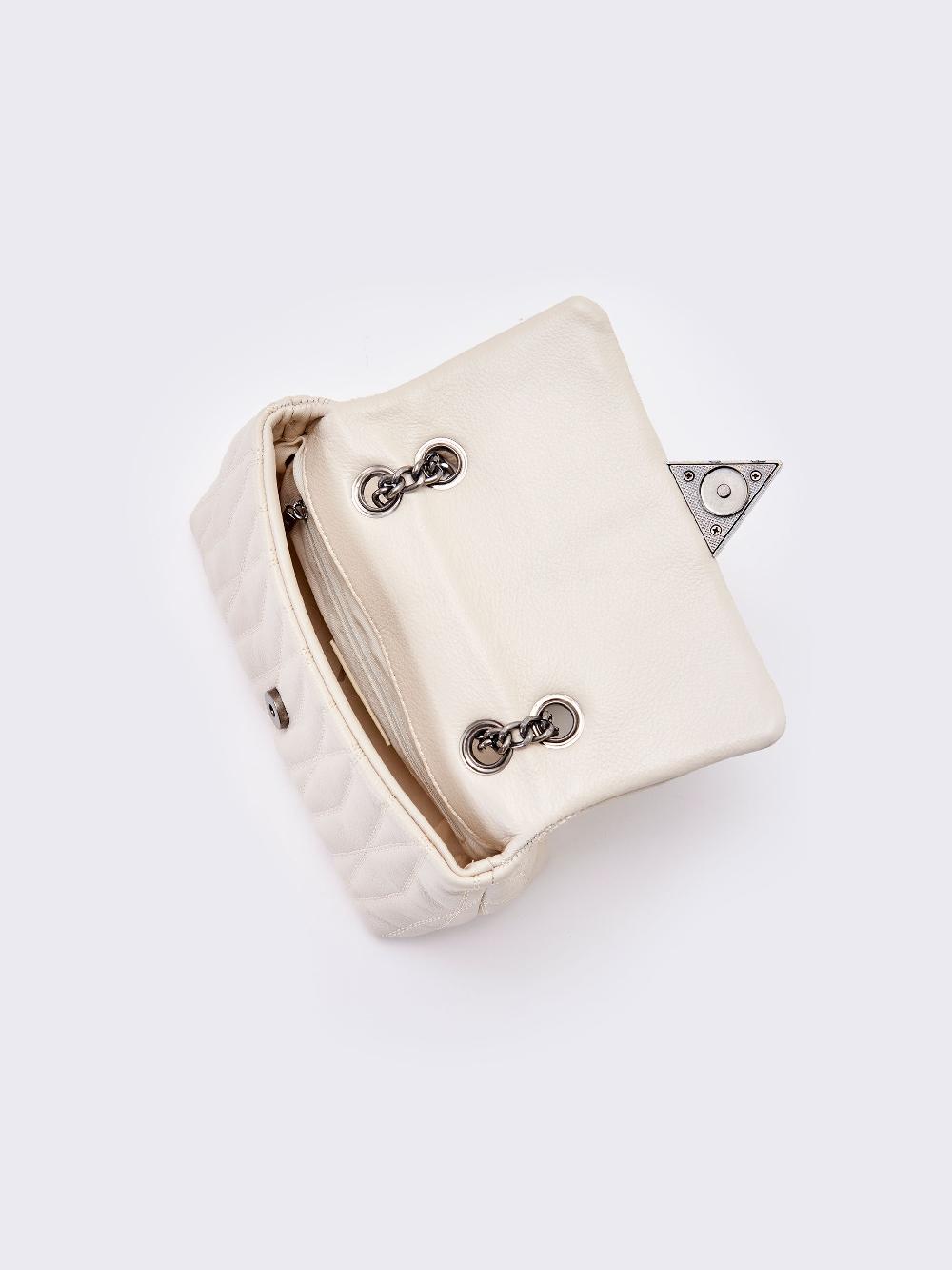 Vicolo Borsa Belleville Small Bianco