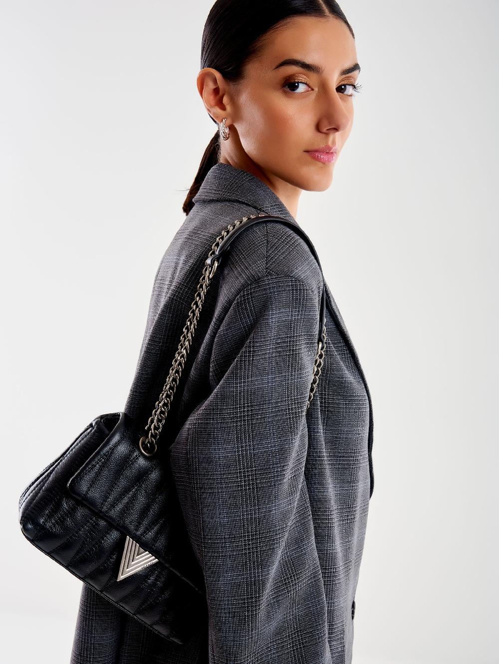 Vicolo Borsa Belleville Small Nero