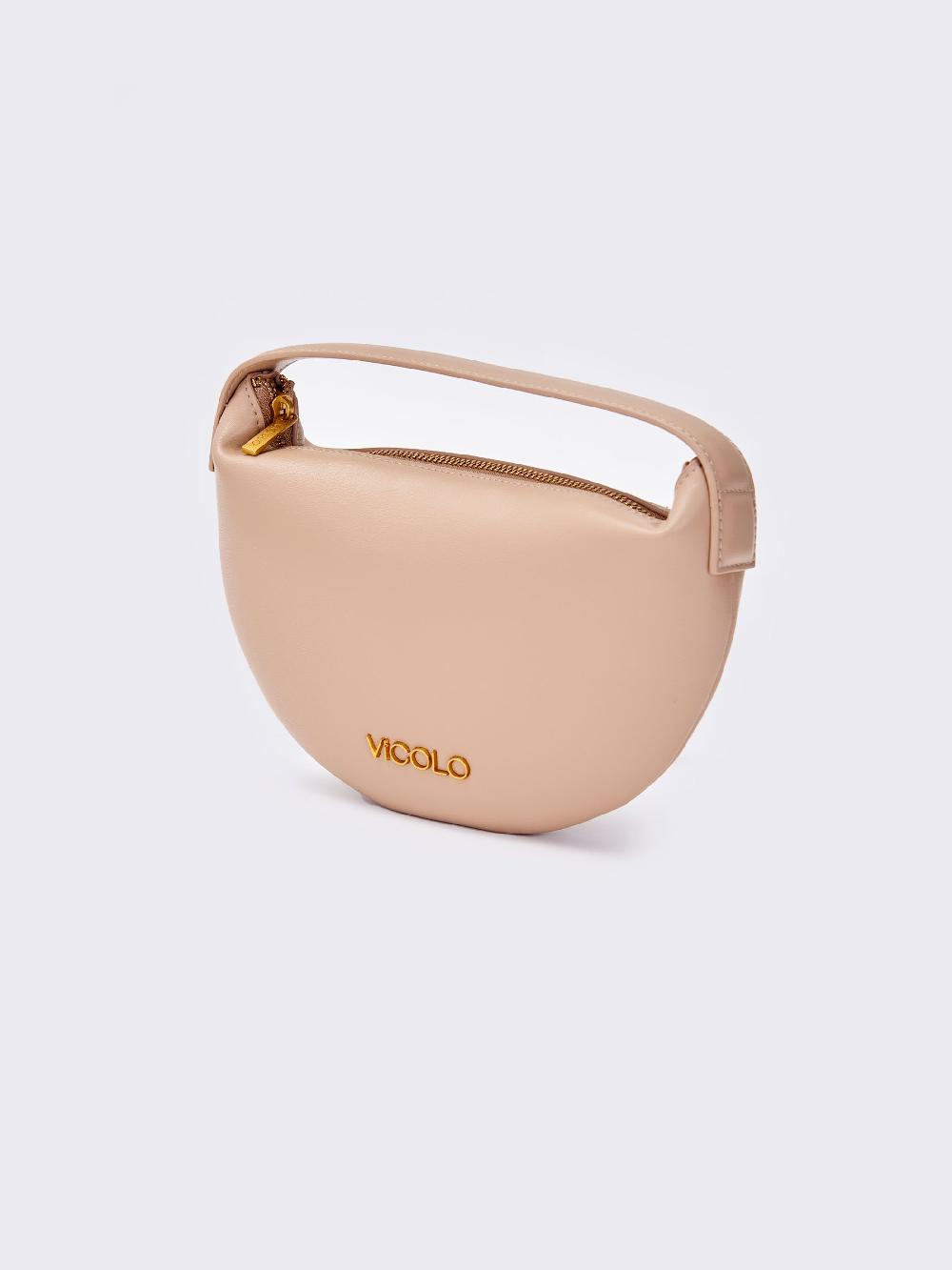 Vicolo Borsa Croissant Beige