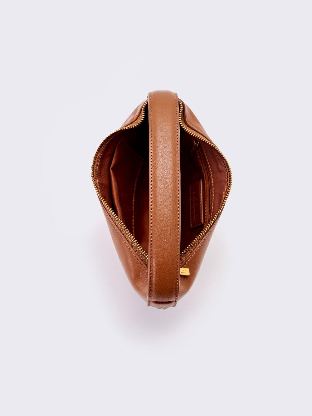 Vicolo Borsa Croissant Cammello