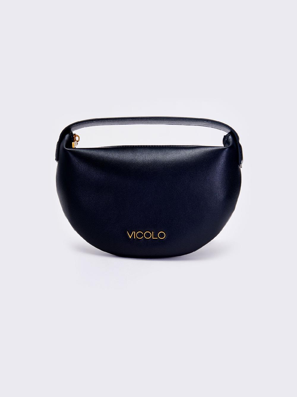Vicolo Borsa Croissant Nero