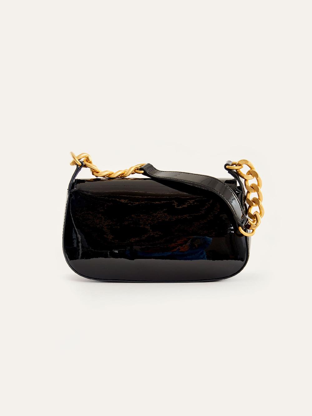 Vicolo Borsa Glossy Piccadilly Nero
