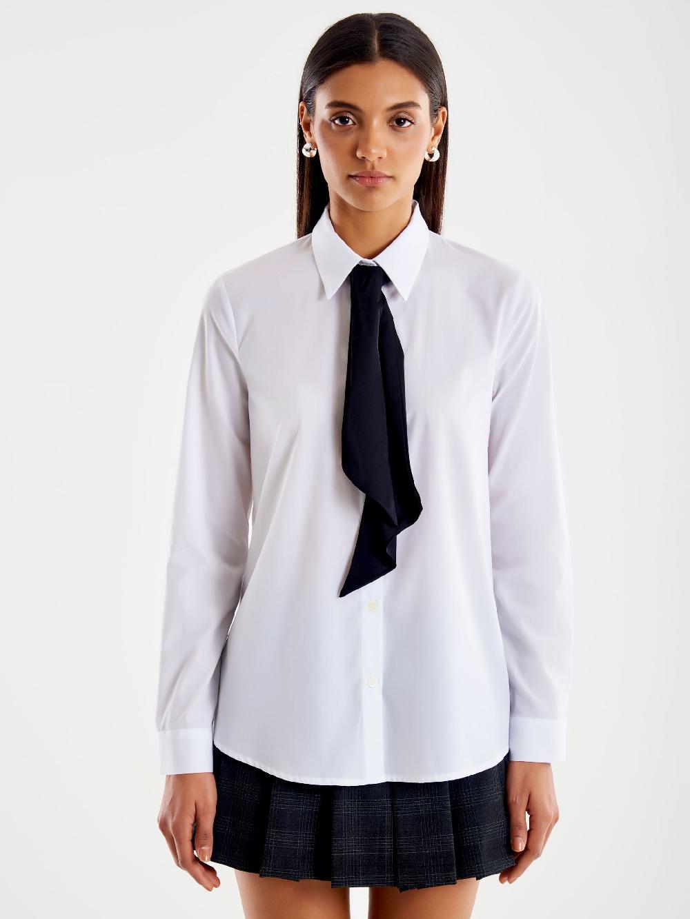 Vicolo Camicia Con Lavalliere Bianco