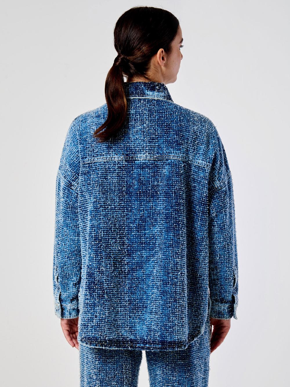 Vicolo Camicia In Denim OverBlu