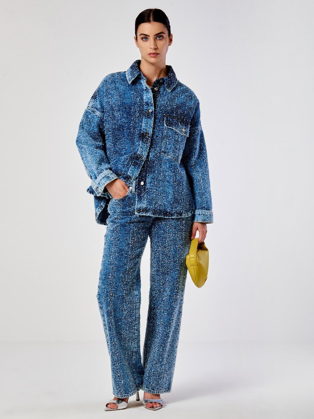 Vicolo Camicia in Denim OverBlu