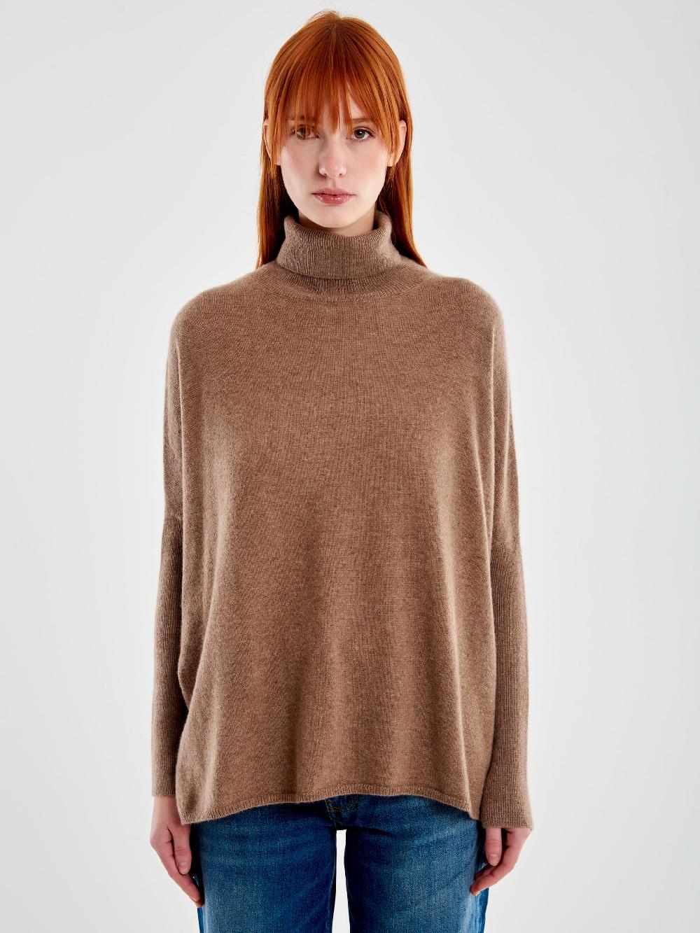 Vicolo Dolcevita 100% Cashmere Tortora