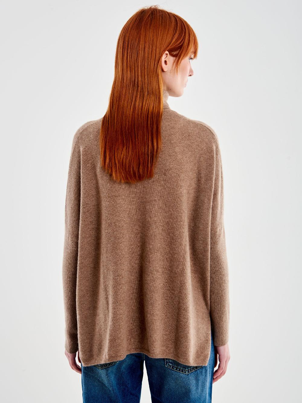 Vicolo Dolcevita 100% Cashmere Tortora