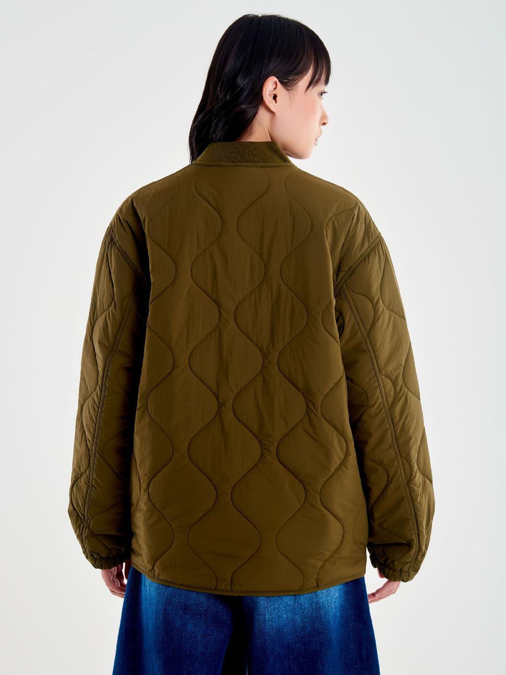 Vicolo Giacca Trapuntata Verde