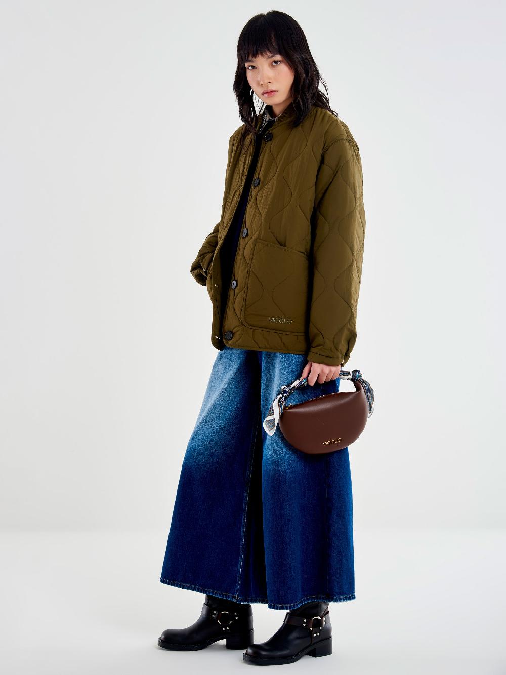 Vicolo Giacca Trapuntata Verde