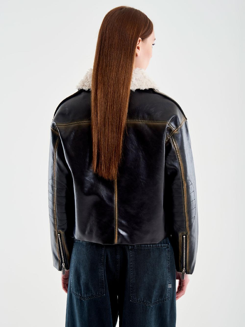 Vicolo Giubbotto Effetto Sfumato Moro