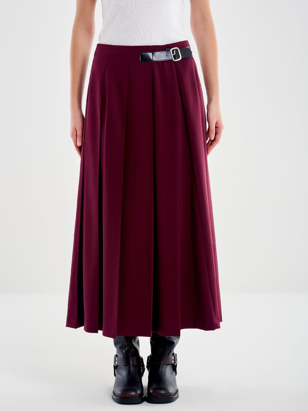 Vicolo Gonna Lunga A Portafoglio Bordeaux