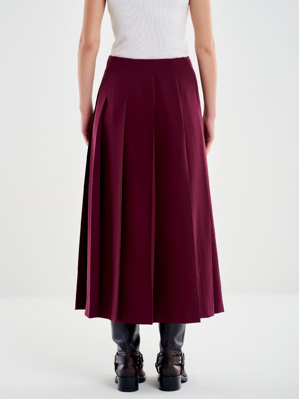 Vicolo Gonna Lunga A Portafoglio Bordeaux