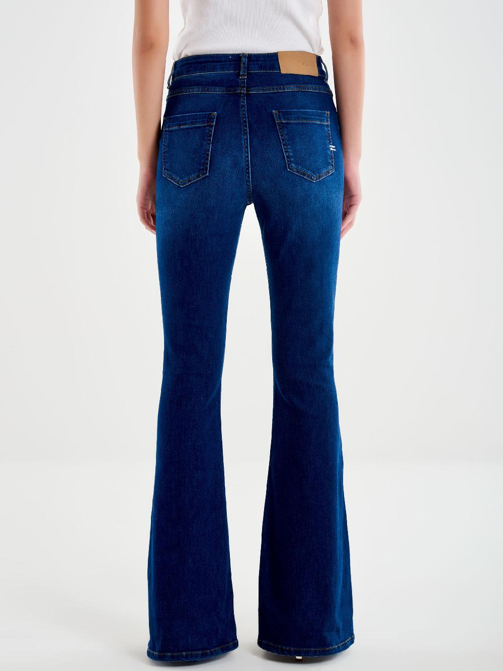 Vicolo Icon Jeans Gisele Flare Blu