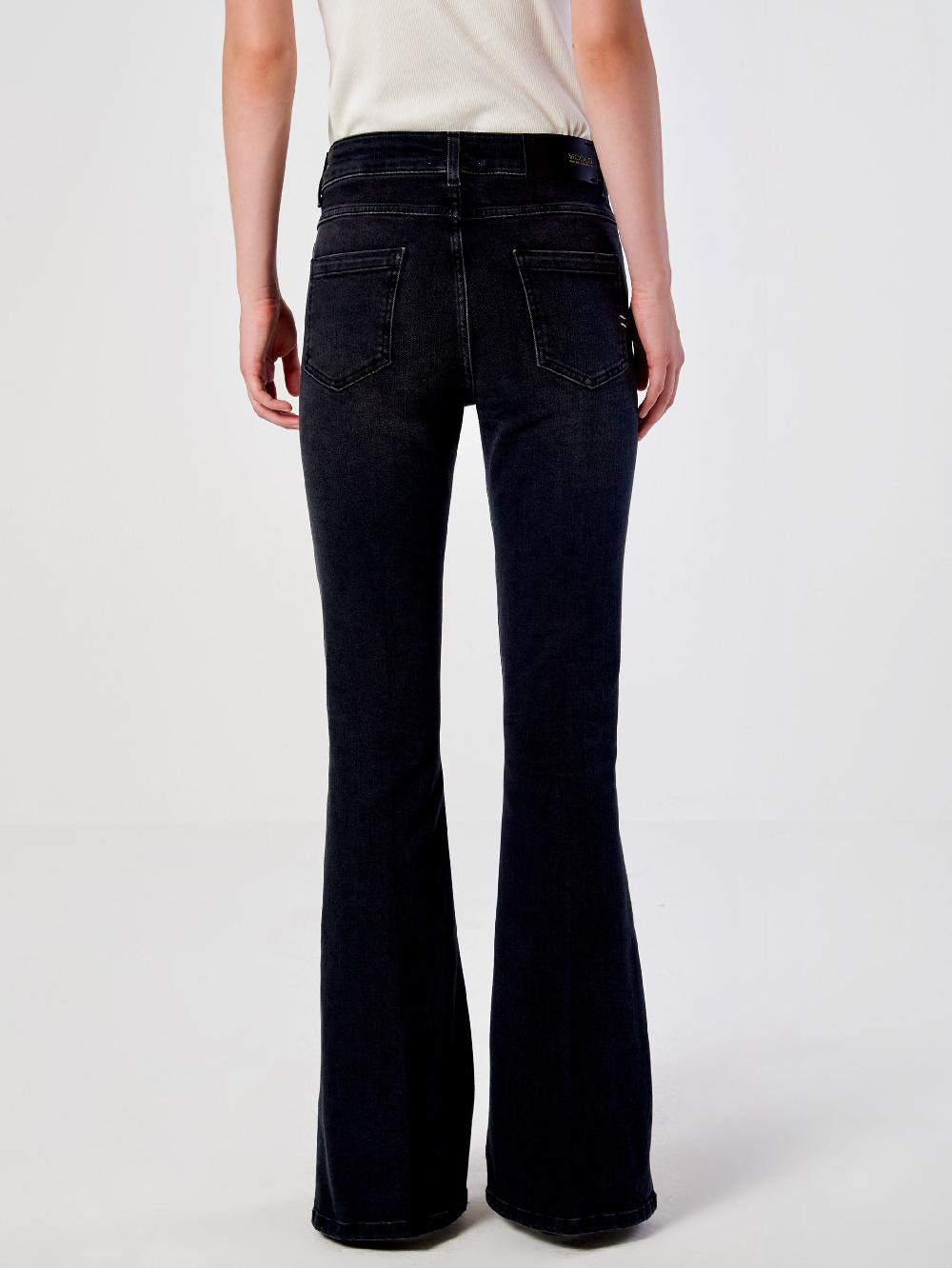 Vicolo Icon Jeans Gisele Flare NeroNero