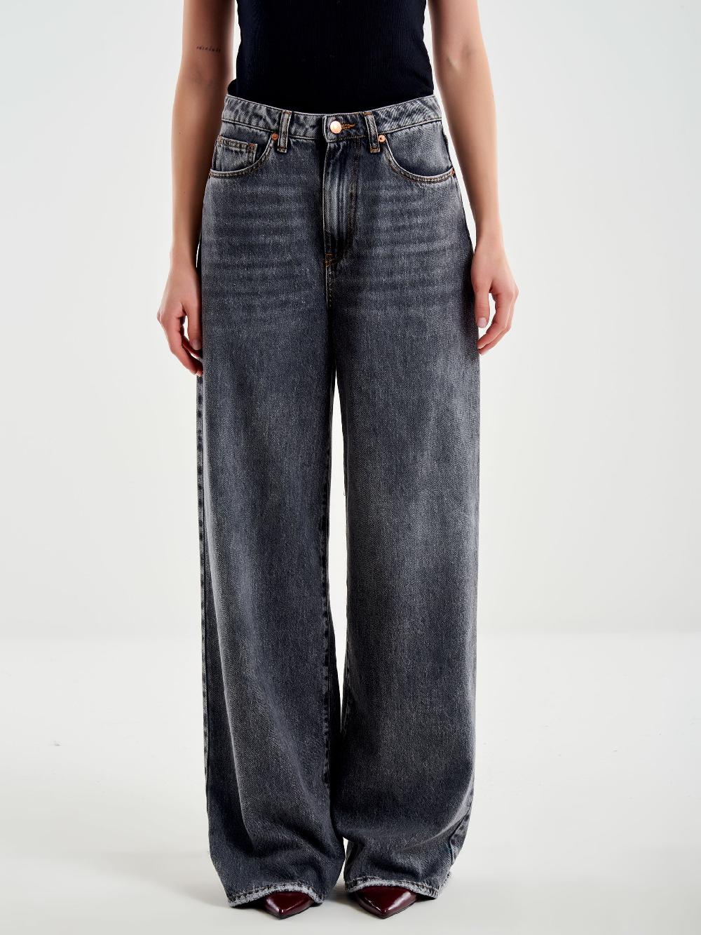 Vicolo Jeans Abby Ampi Grigi Nero