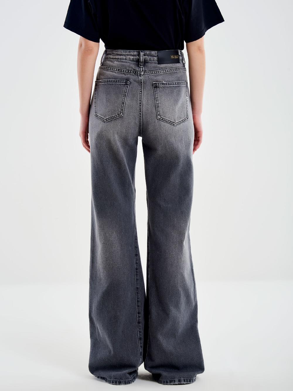 Vicolo Jeans Flare Beth Grigio Grigio