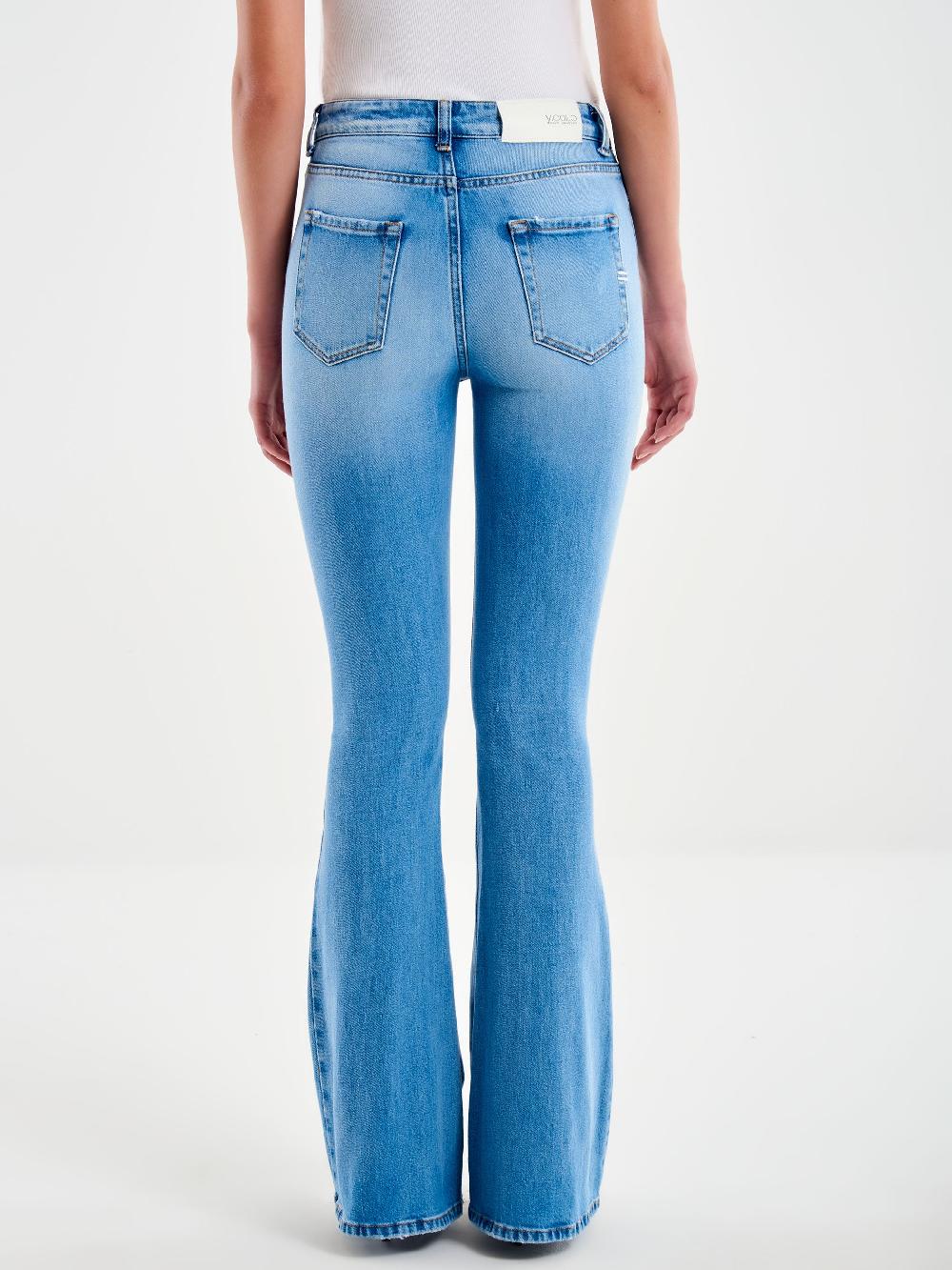 Vicolo Jeans Gisele Flare Blu Medio Blu