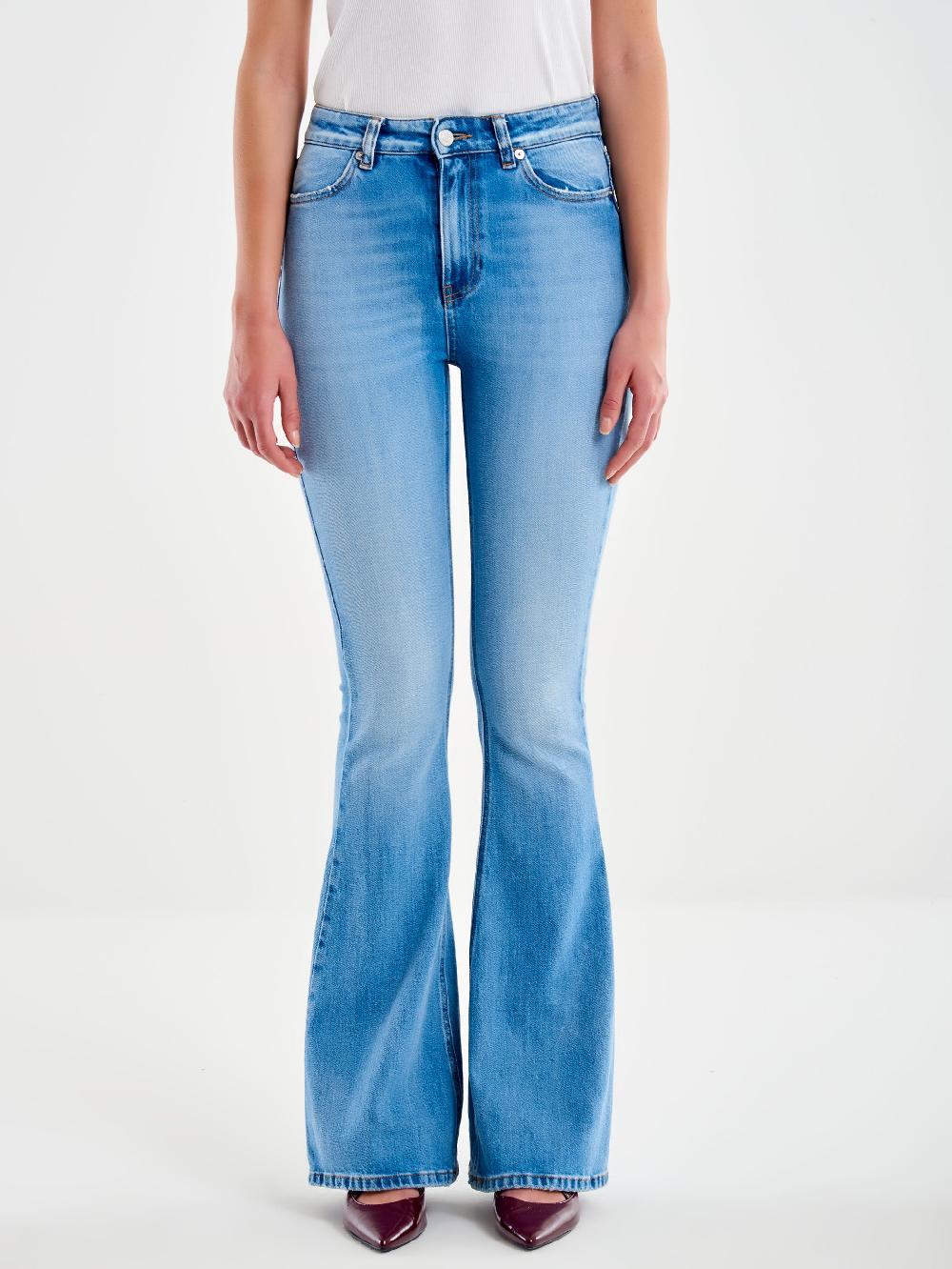 Vicolo Jeans Gisele Flare Blu Medio Blu