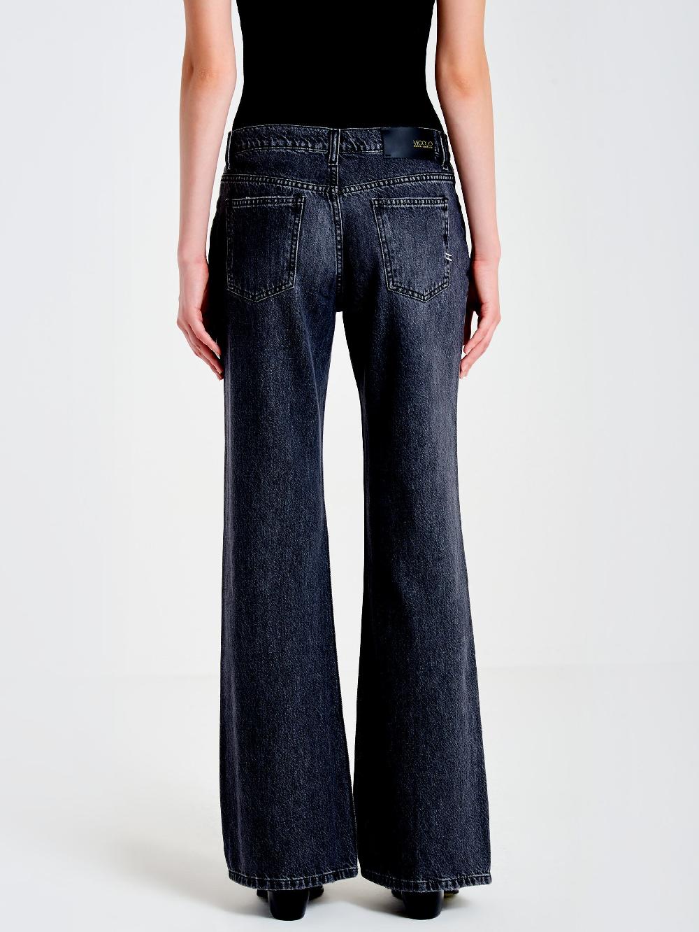 Vicolo Jeans Greta Straight Nero