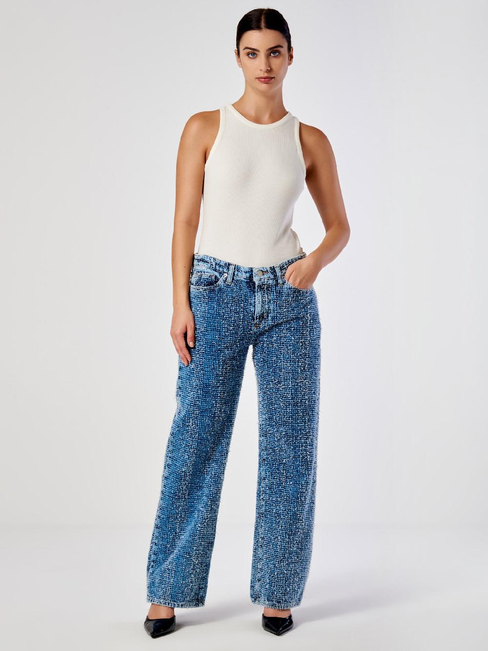 Vicolo Jeans Icon Alex Effetto AgugliatoBlu