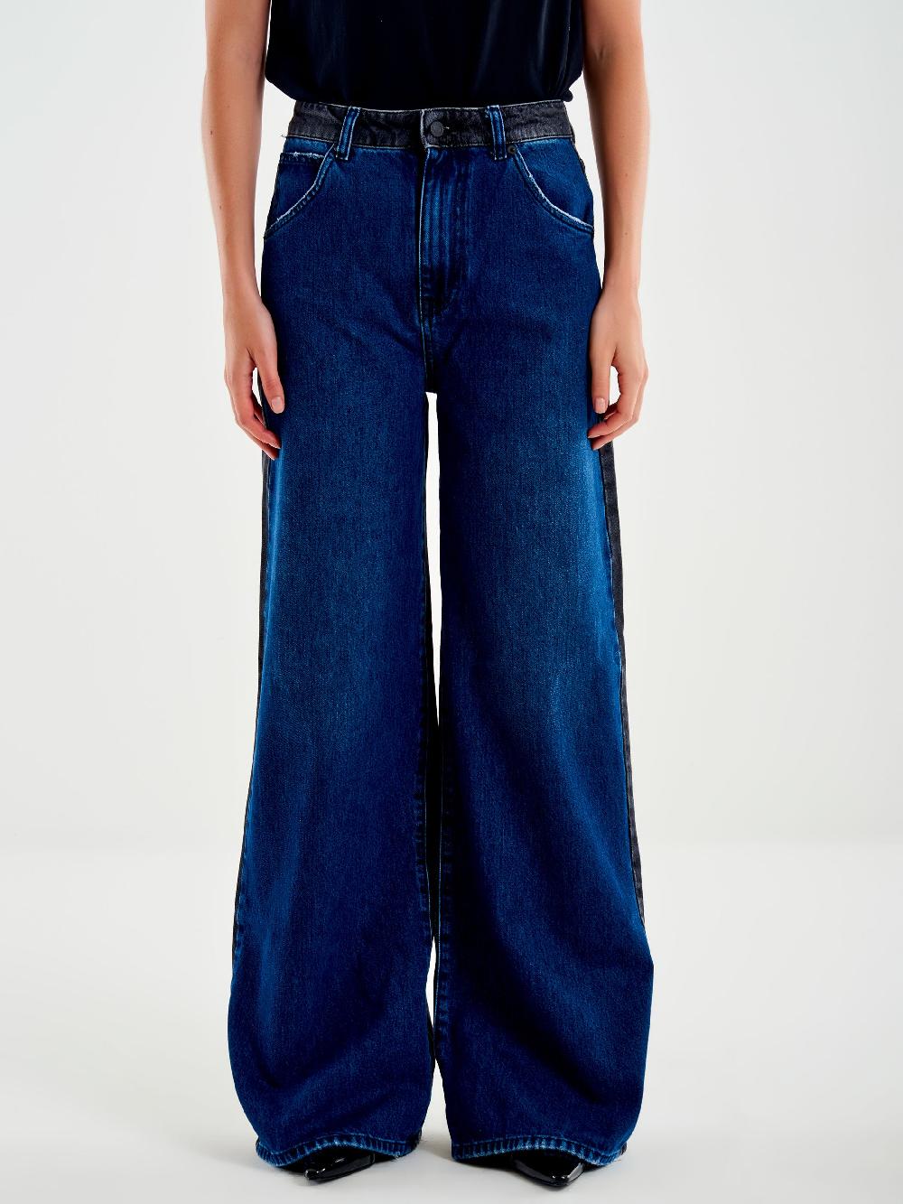 Vicolo Jeans Icon Lexie Doppio Colore Blu